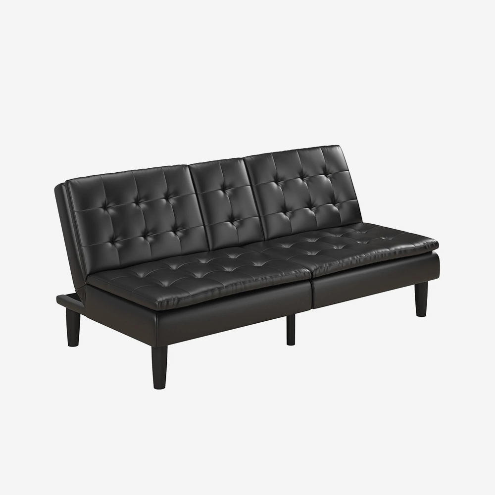 Modern Faux Leather Sofa - تصویر 2