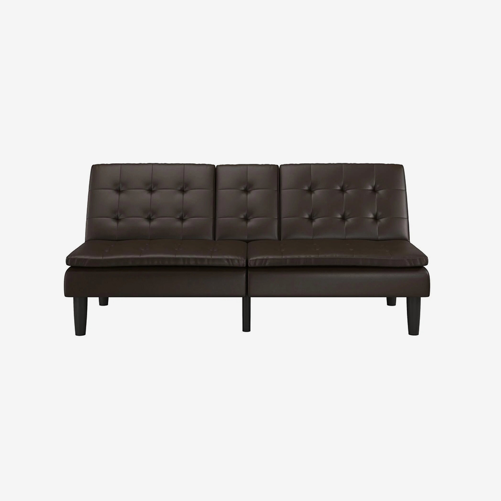 Modern Faux Leather Sofa - تصویر 7