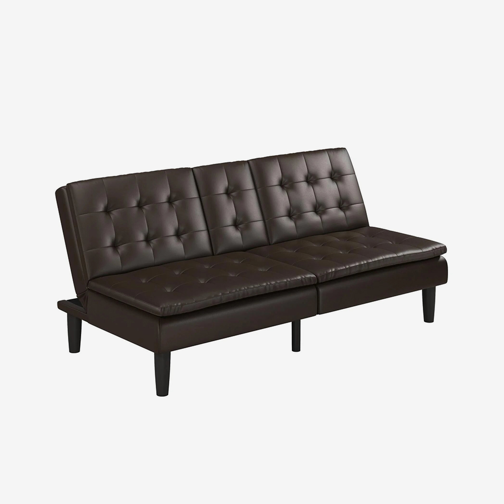 Modern Faux Leather Sofa - تصویر 8